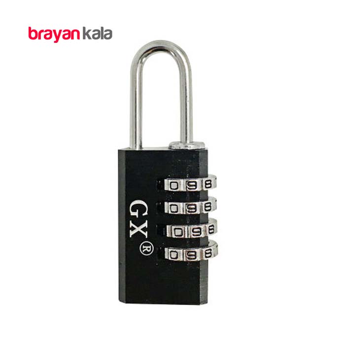 عکس اصلی قفل آویز رمزدار جی ایکس کد ST-4S